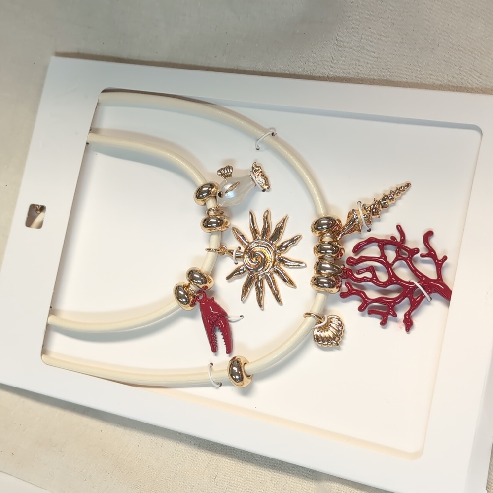 Zara Pack Of 2 Marine Charm Necklaces